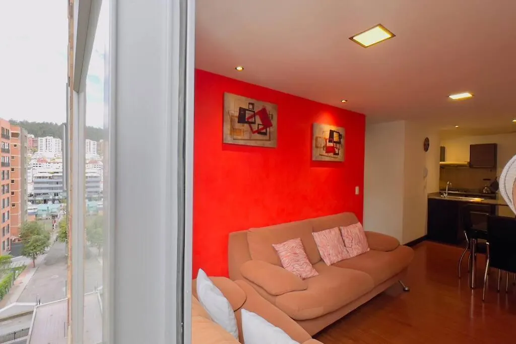 Departamento De Lujo 2 Habitaciones Junto Al Hotel Sheraton Con Piscina Y Gym Quito 0*,